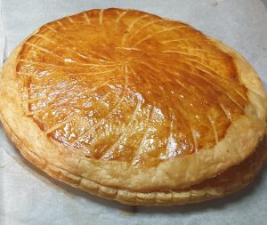 tarte feuilletée frangipane