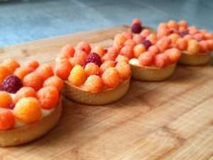 Tartelettes aux framboises